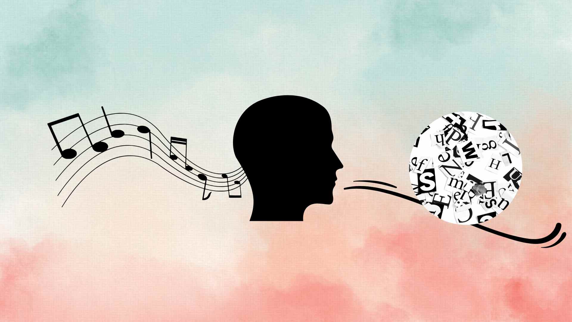 Ilustração do estímulo captado pelos sentidos sendo traduzido em informação que o cérebro consegue receber