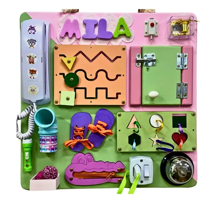 Painel Montessori Feminino – 45x45cm