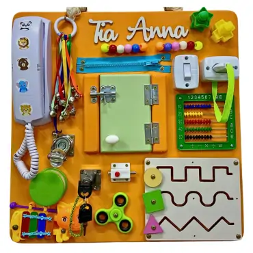 Painel Sensorial Infantil 45x45cm – Pediatras